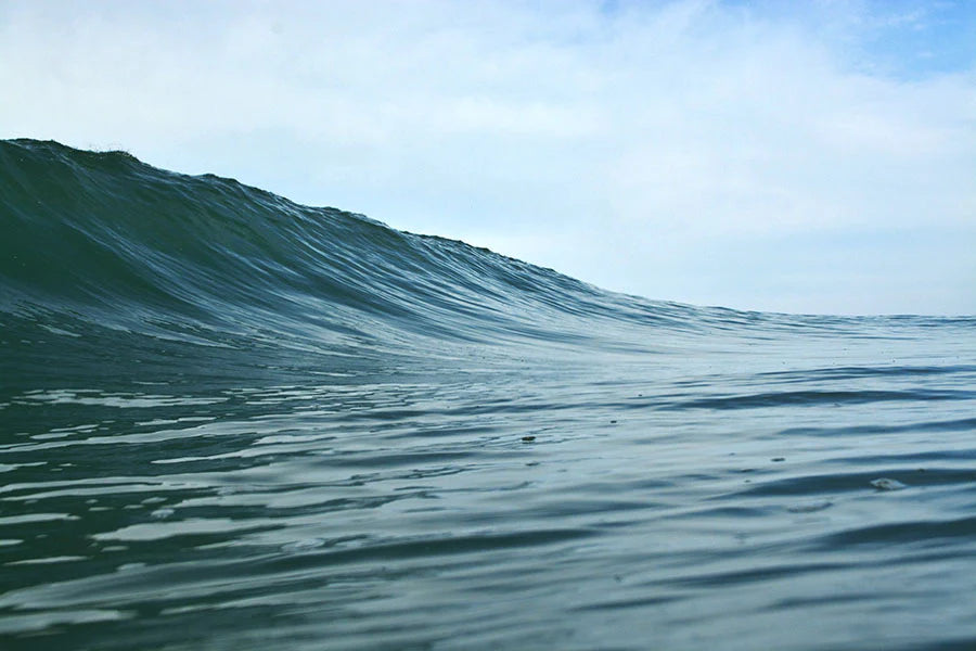 Ocean Blue Wave Wall Mural