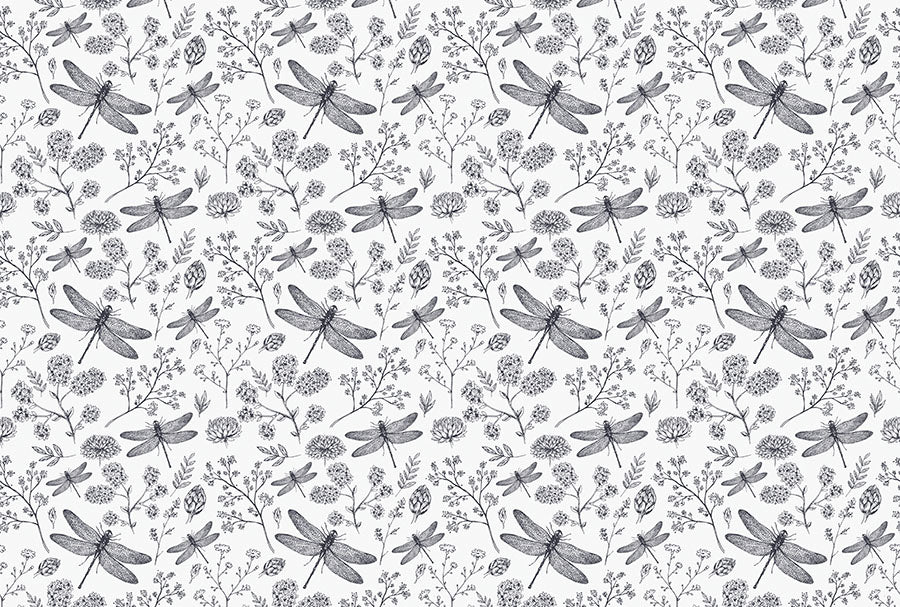 Dragonfly Wallpaper Mural design