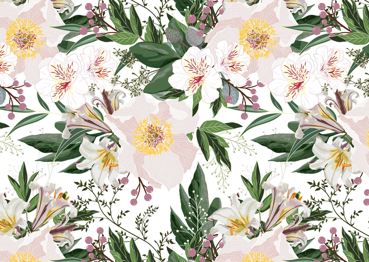 Garden Whimsy Wallpaper Mural