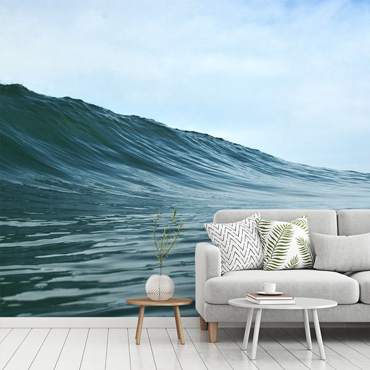 Ocean Blue Wave Wall Mural