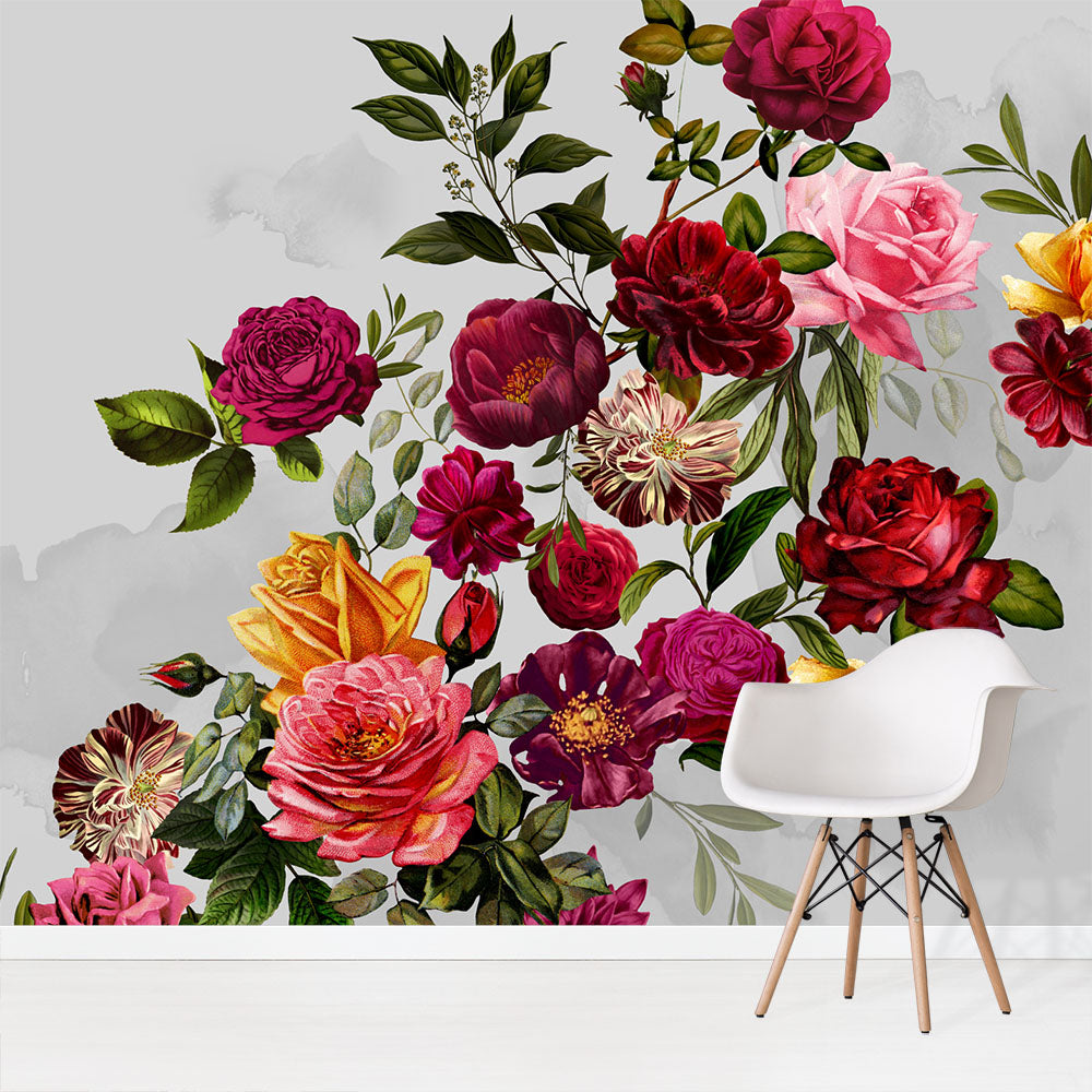 Velvet Roses Wallpaper Mural