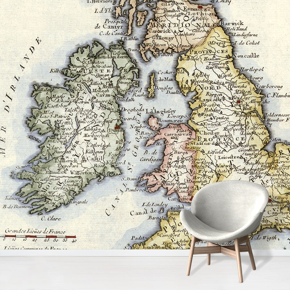 Vintage Great Britain wallpaper