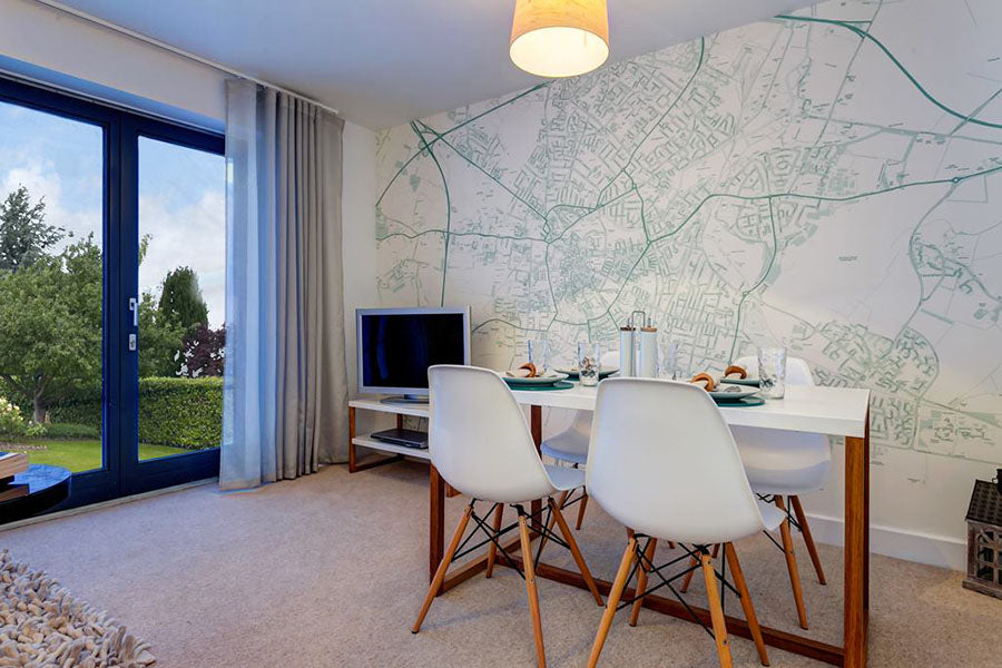 Home Setting Map Custom Wallpaper