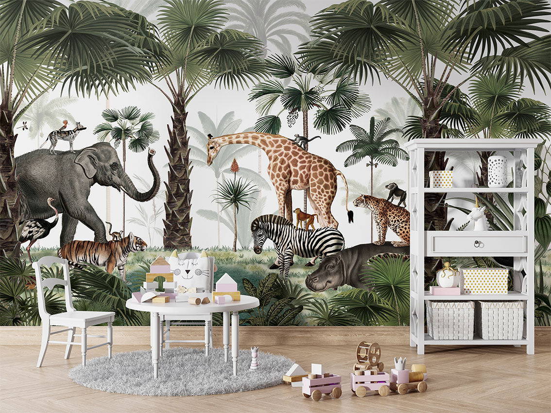 Wallpapered artist collection