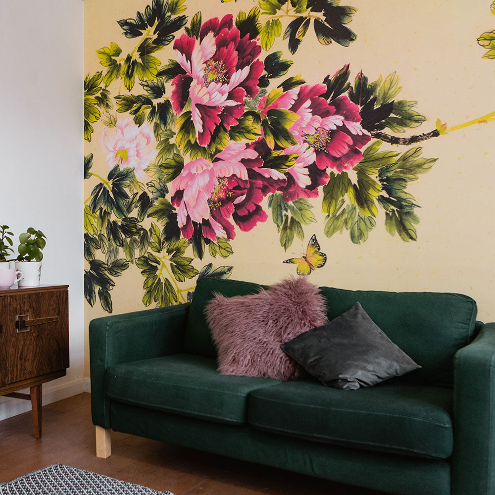Peony Scent of Summer - Nikole Lowe Wallpaper Collection by Wallpapered