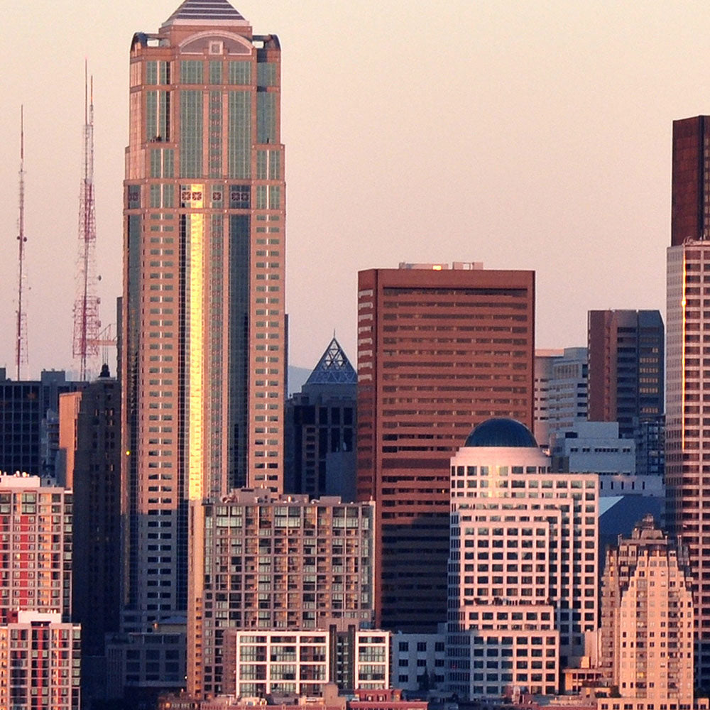 Seattle Skyline Wallpaper Mural