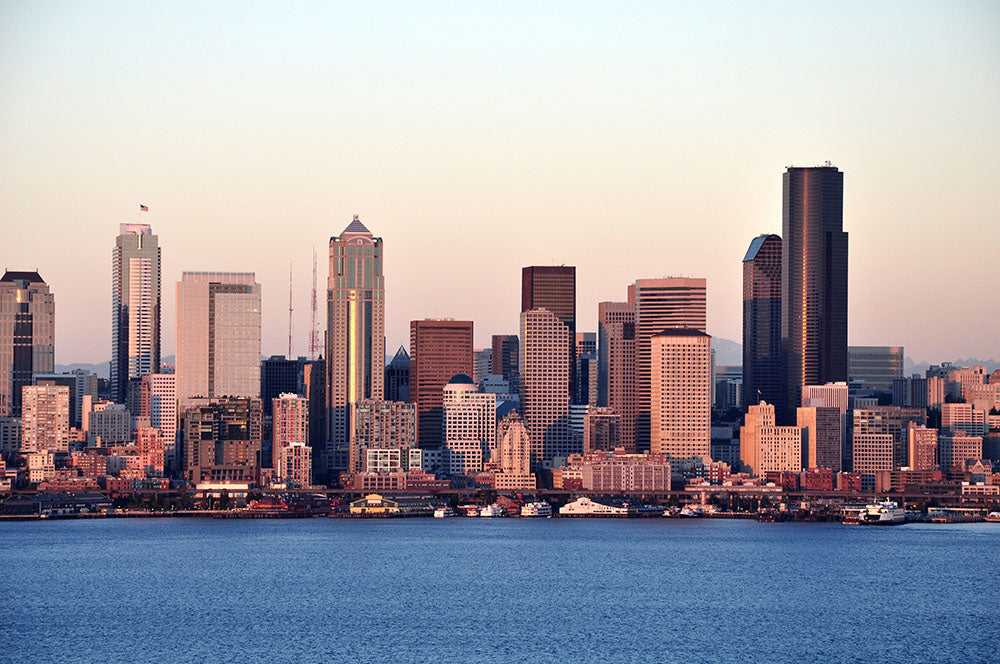 Seattle Skyline Wallpaper Mural