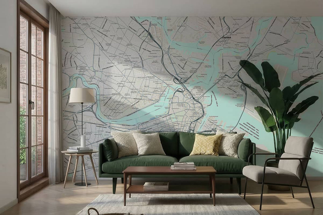 The Most Popular US Cities for Custom Map Murals (And Why People Love Them)