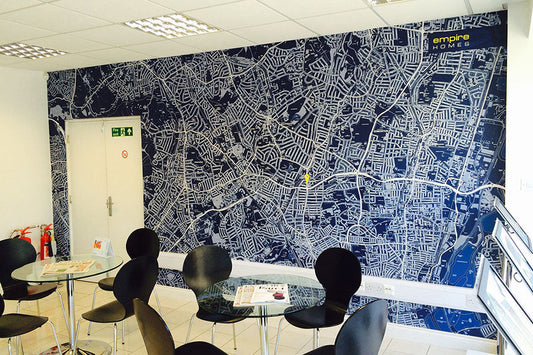 Why Estate Agencies Are Turning To Bespoke Map Wall Murals
