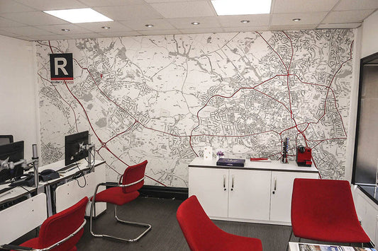 Why Estate Agencies Are Turning To Bespoke Map Wall Murals