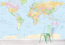 World map wallpaper
