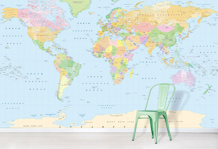 World Map Wallpaper