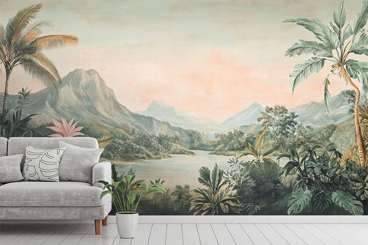 Stunning Scenery Jungle Forest Wallpaper Mural