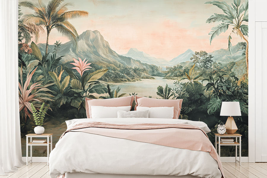 Mountain Wallpaper | Nature Wallpaper Mural | Landscape Wall Mural ...