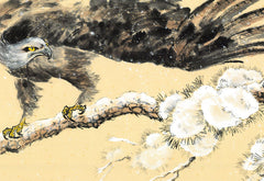 Eagle In The Snow - Nikole Lowe Wallpaper Collection by Wallpapered