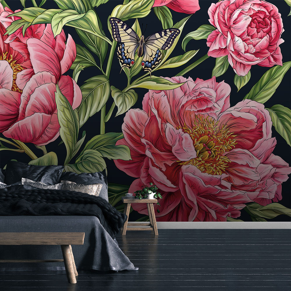 Floral Wallpaper Mural