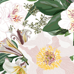 Garden Whimsy Wallpaper Mural