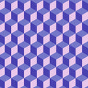 Blueberry cube 3d wallpaper design in a room setting