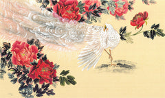 Peacock and The Peony - Nikole Lowe Wallpaper Collection by Wallpapered