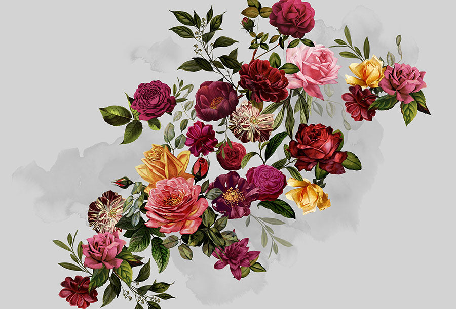 Velvet Roses Wallpaper Mural