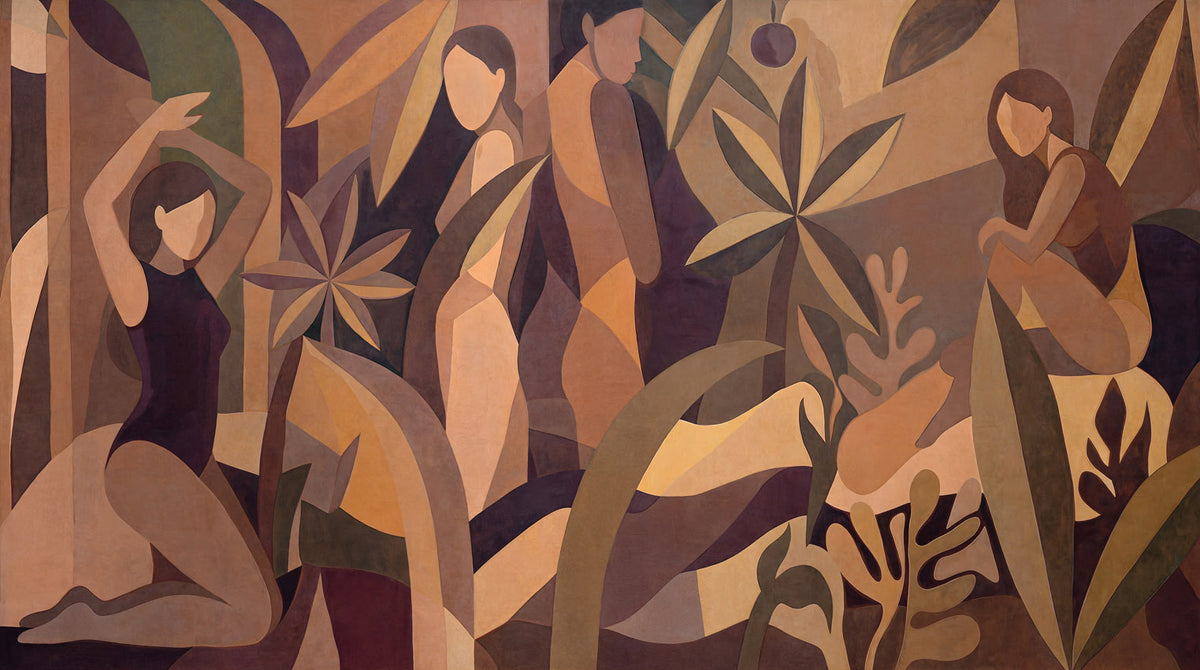 Amber Muse wallpaper mural by Grigory Gladarev
