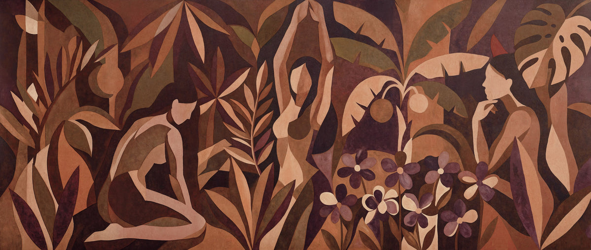 Amber Veil wallpaper mural by Grigory Gladarev