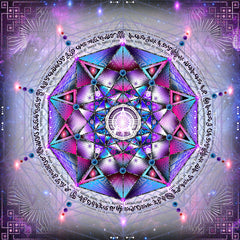 Arcturian Template cosmic mandala wallpaper artwork by Hakan Hisim