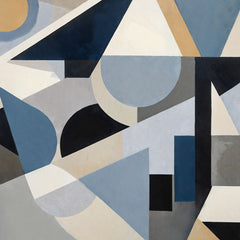 Close-up of the Avant Construct wallpaper mural by Grigory Gladarev
