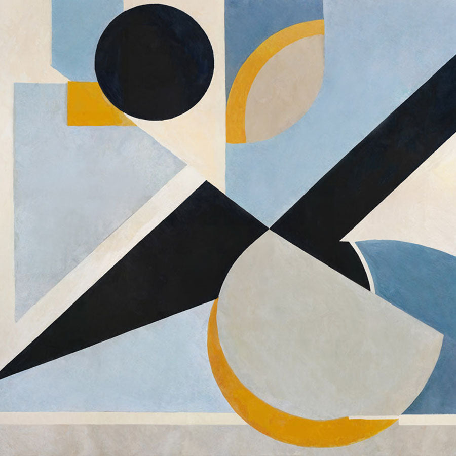 Close-up of the Avant Signal wallpaper mural by Grigory Gladarev