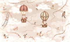 Aviation Adventure – Mono wallpaper mural by Oliver Robins