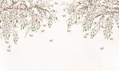Blooming Blossom wallpaper mural by Kikki Belle
