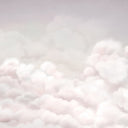 Close-up of the Calming Clouds – Pink wallpaper mural by Oliver Robins