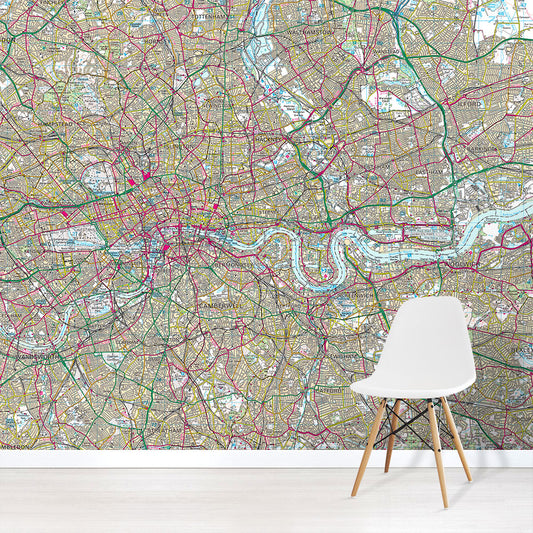 Custom Map Wallpaper | For Commercial Spaces