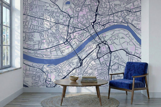 Custom Map Wallpaper