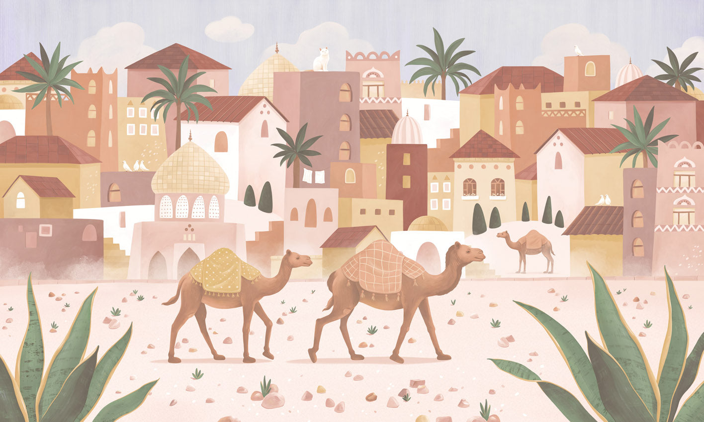 Desert Dreams wallpaper mural by Oliver Robins