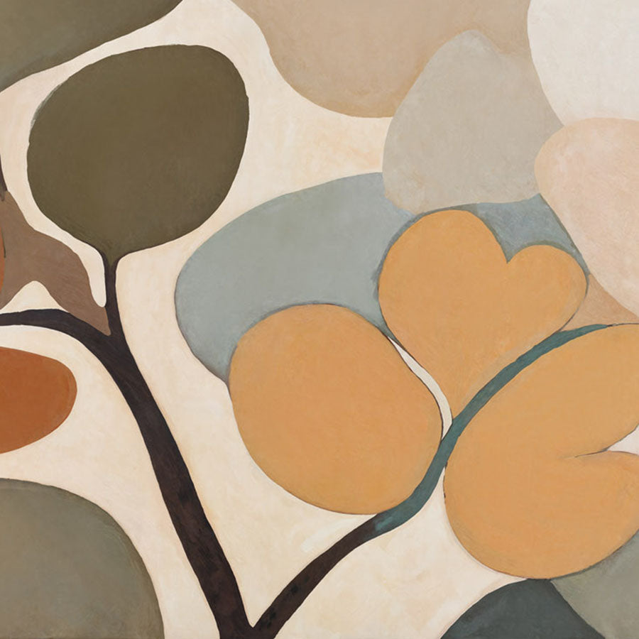Close-up of the Emil's Bouquet wallpaper mural by Grigory Gladarev
