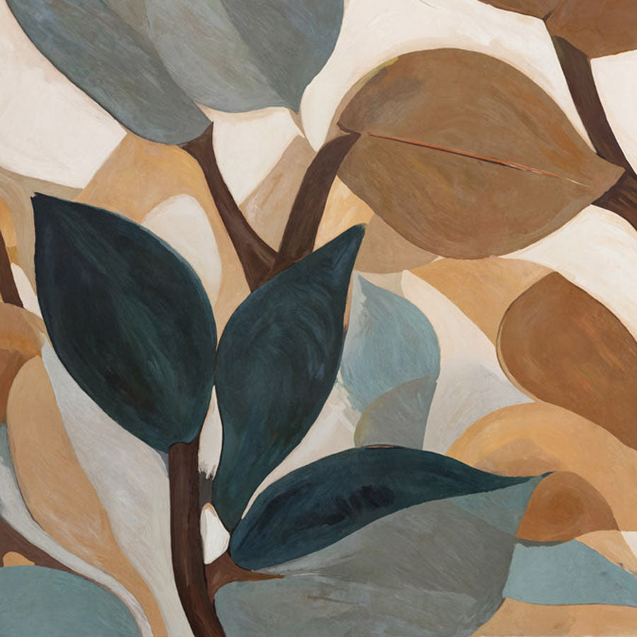 Close-up of the Emil's Garden wallpaper mural by Grigory Gladarev
