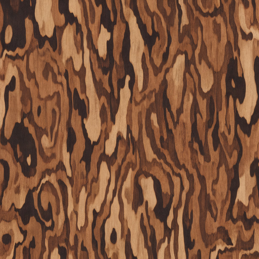 Ettore Walnut wallpaper mural by Grigory Gladarev