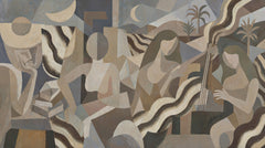 Lunar Drift wallpaper mural by Grigory Gladarev