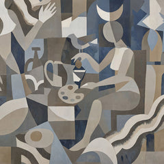 Close-up of the Lunar Eclipse wallpaper mural by Grigory Gladarev