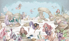 Mermaid Miracles wallpaper mural by Oliver Robins