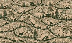 Nordic Nature – Beige Green wallpaper mural by Oliver Robins