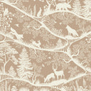Close-up of the Nordic Nature – Brown White wallpaper mural by Oliver Robins