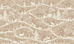 Nordic Nature – Brown White wallpaper mural by Oliver Robins