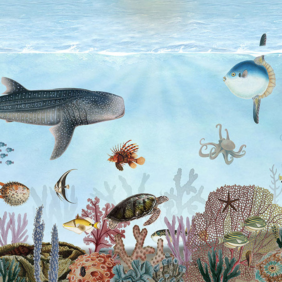 Close-up of the Ocean Lookbook wallpaper mural