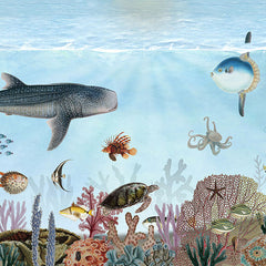 Close-up of the Ocean Lookbook wallpaper mural
