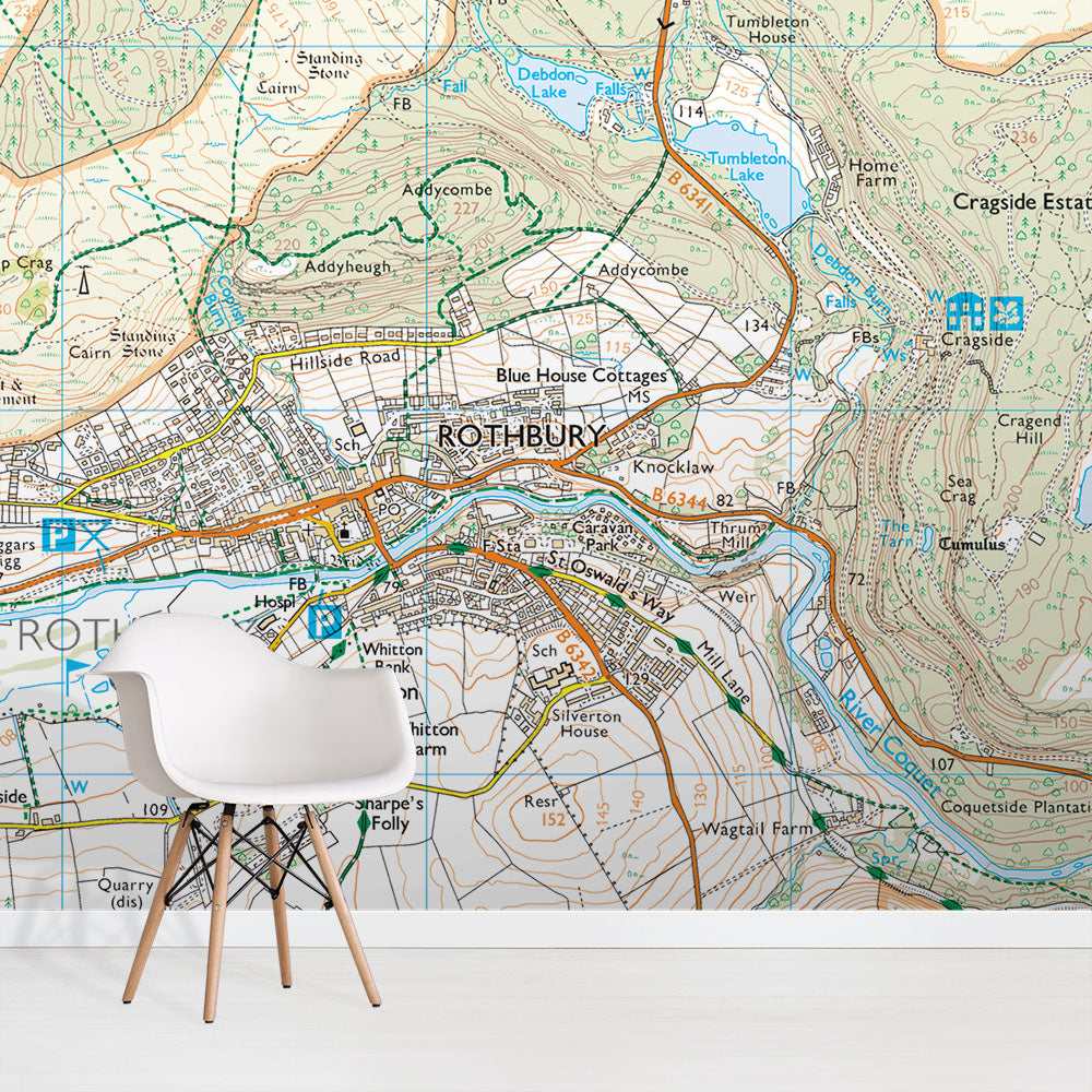 OS Explorer Map Wallpaper | Classic