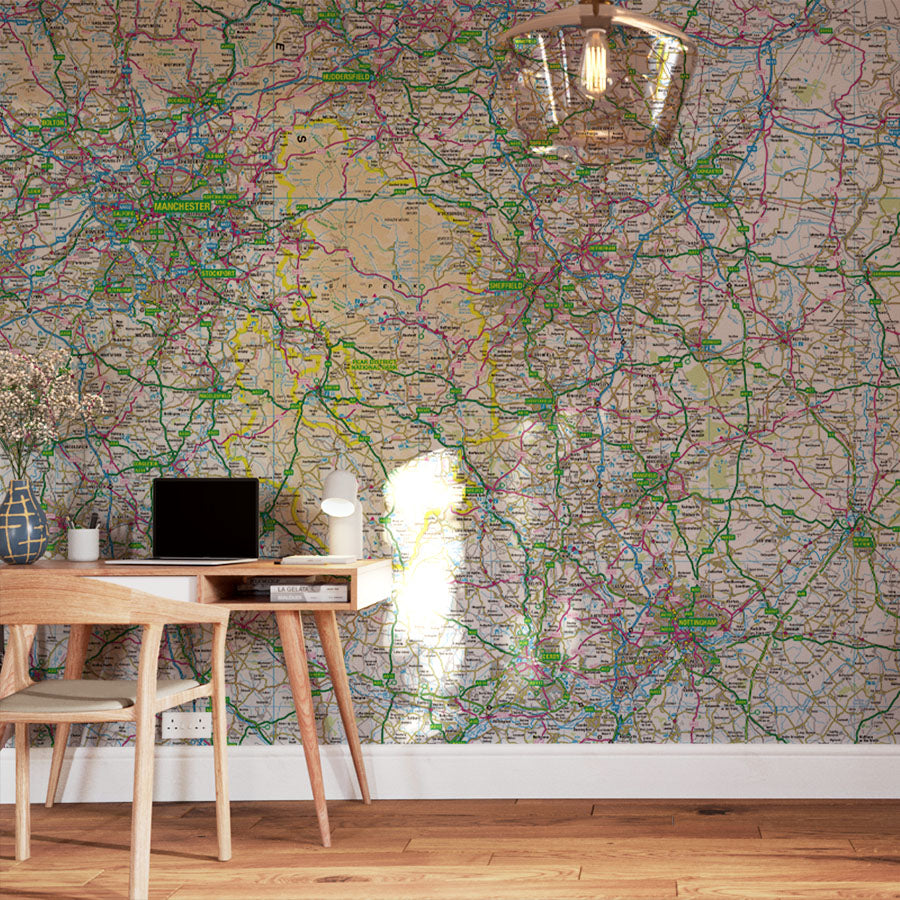 OS Regional Map Wallpaper