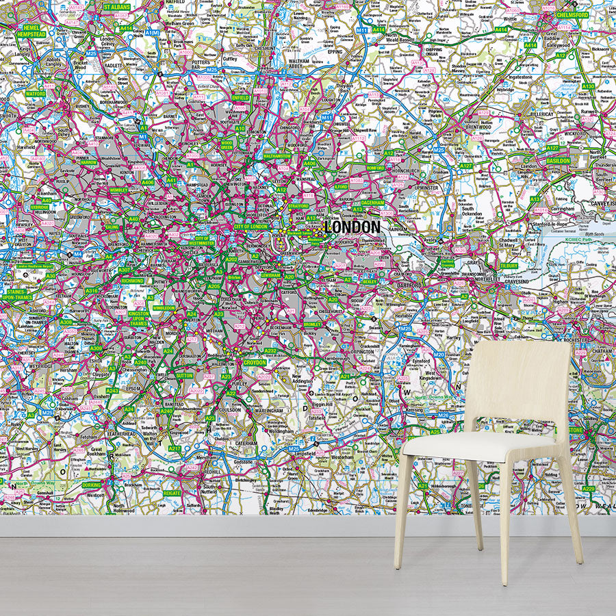 OS Regional Map Wallpaper
