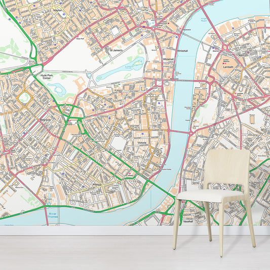 OS Street Map Wallpaper | Classic